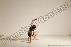 Modern dance poses of Rea