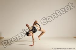 Modern dance poses of Rea