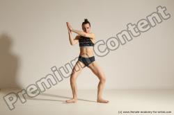 Modern dance poses of Rea