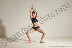 Modern dance poses of Rea