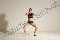 Modern dance poses of Rea