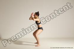 Modern dance poses of Rea