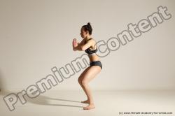 Modern dance poses of Rea