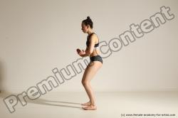 Modern dance poses of Rea