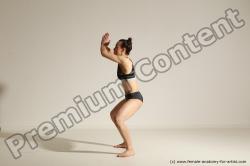 Modern dance poses of Rea