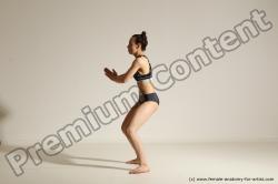 Modern dance poses of Rea