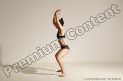 Modern dance poses of Rea