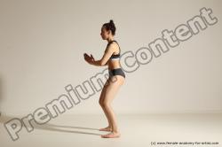 Modern dance poses of Rea