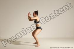 Modern dance poses of Rea