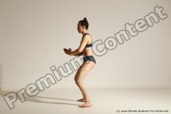 Modern dance poses of Rea