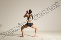 Modern dance poses of Rea