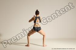 Modern dance poses of Rea