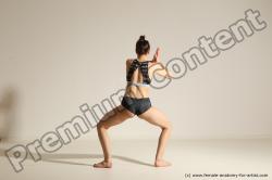 Modern dance poses of Rea