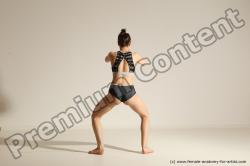 Modern dance poses of Rea