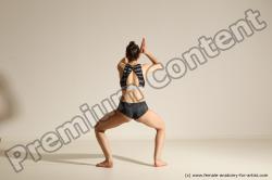 Modern dance poses of Rea