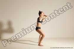 Modern dance poses of Rea