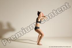 Modern dance poses of Rea