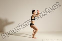 Modern dance poses of Rea