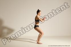 Modern dance poses of Rea