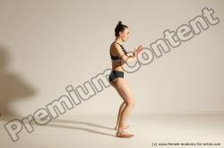 Modern dance poses of Rea