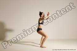 Modern dance poses of Rea