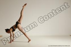 Modern dance poses of Rea