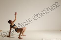 Modern dance poses of Rea