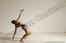 Modern dance poses of Rea