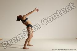 Modern dance poses of Rea