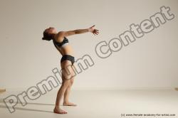 Modern dance poses of Rea