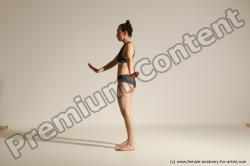 Modern dance poses of Rea