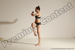 Modern dance poses of Rea