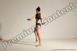 Modern dance poses of Rea