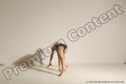 Modern dance poses of Rea