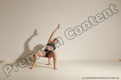 Modern dance poses of Rea