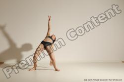 Modern dance poses of Rea