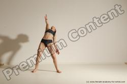 Modern dance poses of Rea