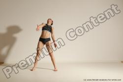 Modern dance poses of Rea