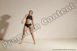 Modern dance poses of Rea