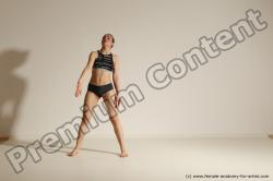 Modern dance poses of Rea