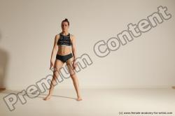 Modern dance poses of Rea