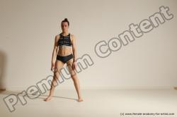 Modern dance poses of Rea