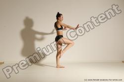 Modern dance poses of Rea