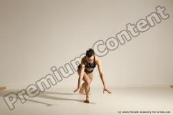 Modern dance poses of Rea