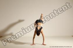 Modern dance poses of Rea