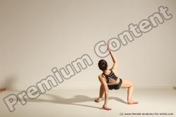 Modern dance poses of Rea