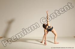 Modern dance poses of Rea