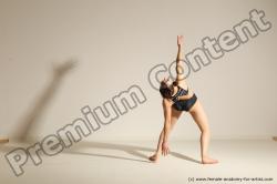 Modern dance poses of Rea