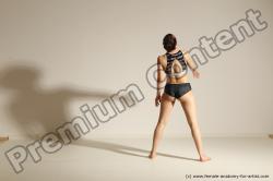 Modern dance poses of Rea