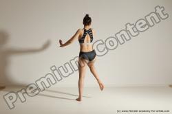 Modern dance poses of Rea